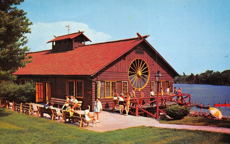 Double JJ Resort (Jack and Jill Ranch) - Vintage Postcard (newer photo)